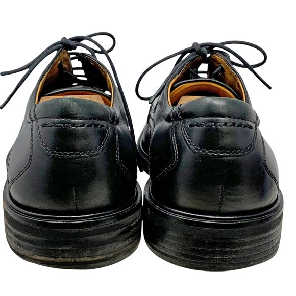 ECCO Windsor Black‎ Leather Apron Toe Oxford - Picture 7 of 10